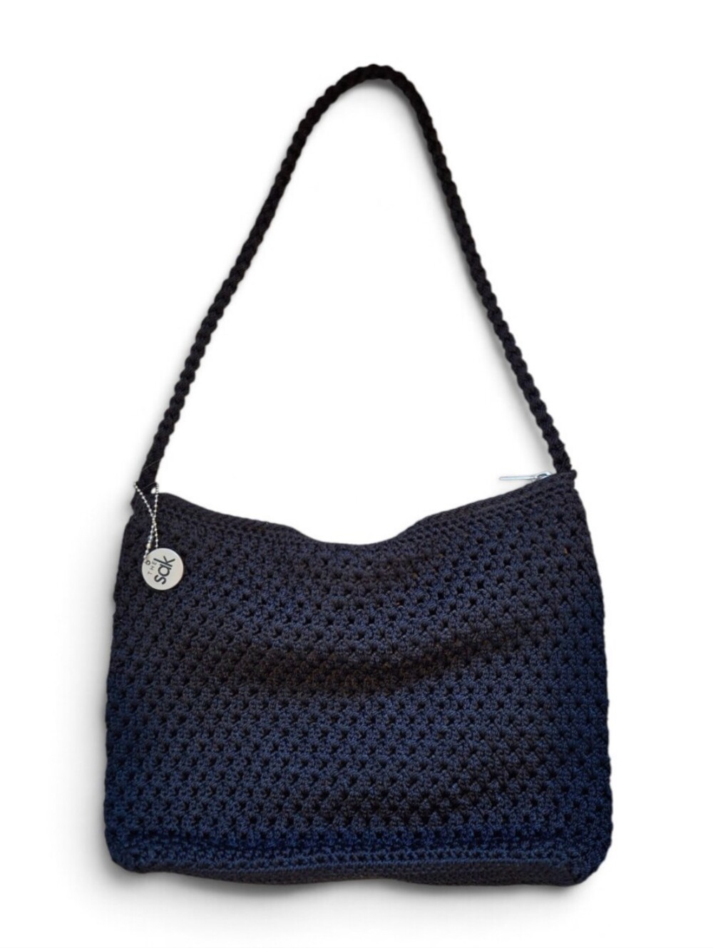 Sak Black Crochet Hobo Bag